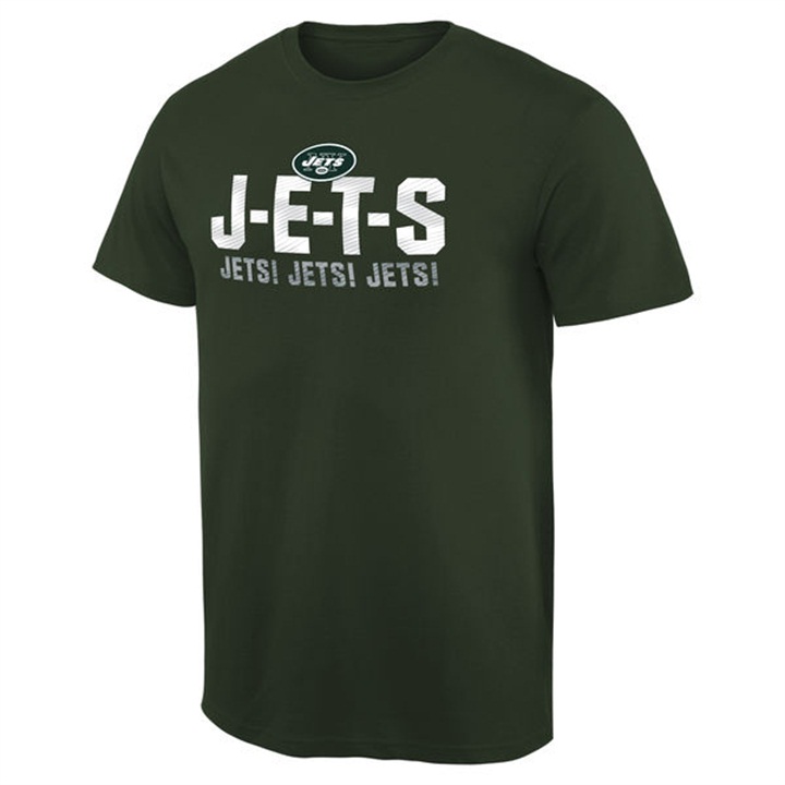 Mens New York Jets Pro Line Green Mantra T-shirt