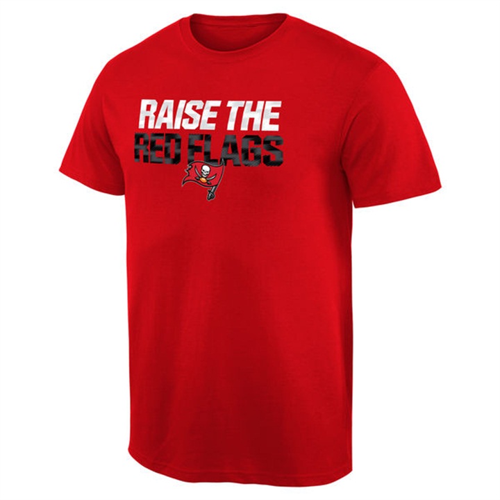 Mens Tampa Bay Buccaneers Pro Line Red Mantra T-shirt