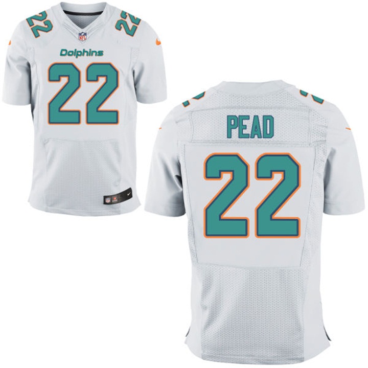 Miami Dolphins #22 Isaiah Pead White Elite Jersey