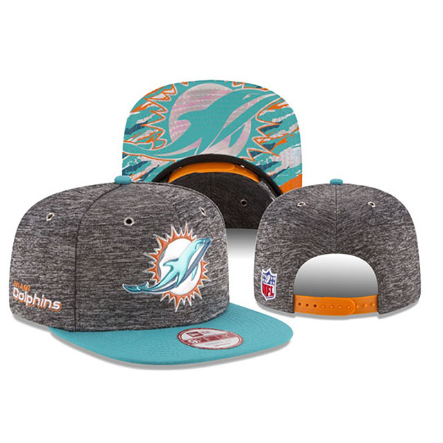 Miami Dolphins Light Blue Gray New Era Hat