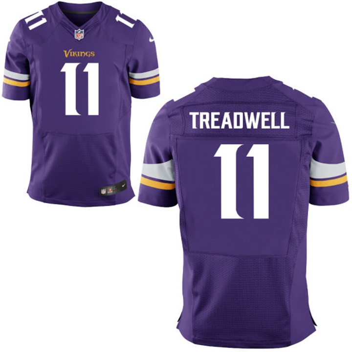 Minnesota Vikings #11 Laquon Treadwell Purple Elite Jersey