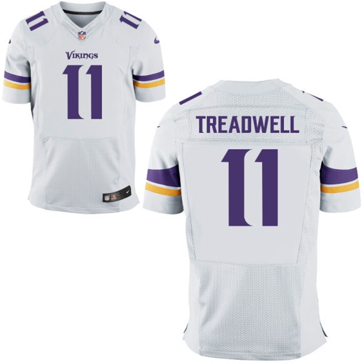 Minnesota Vikings #11 Laquon Treadwell White Elite Jersey