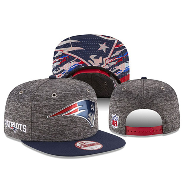 New England Patriots Navy Gray New Era Hat