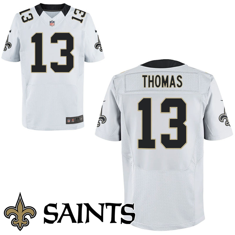 New Orleans Saints #13 Michael Thomas White Elite Jersey