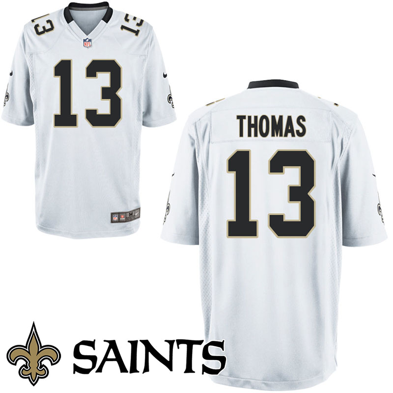 New Orleans Saints #13 Michael Thomas White Game Jersey