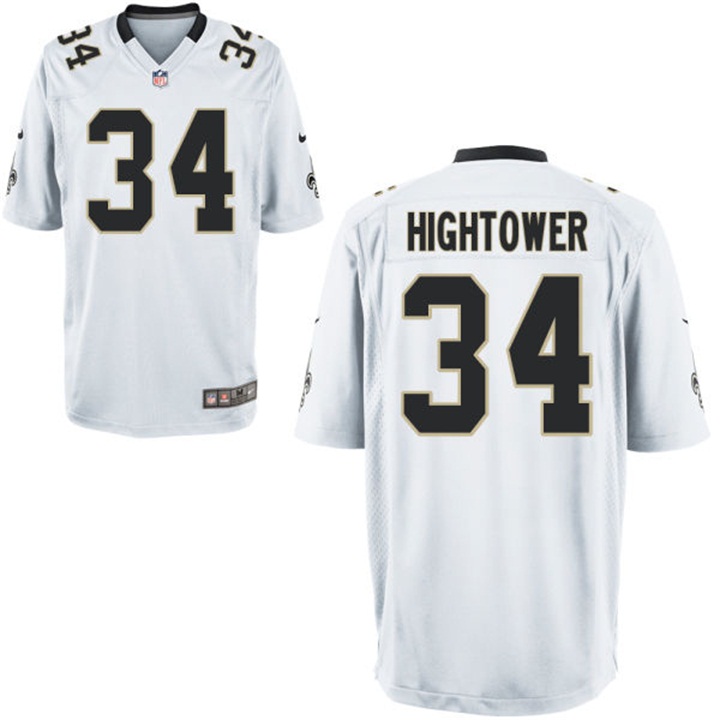 New Orleans Saints #34 Tim Hightower White Game Jersey