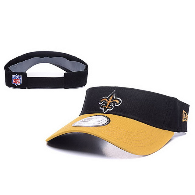 New Orleans Saints New Era Yellow Block Adjustable Visor