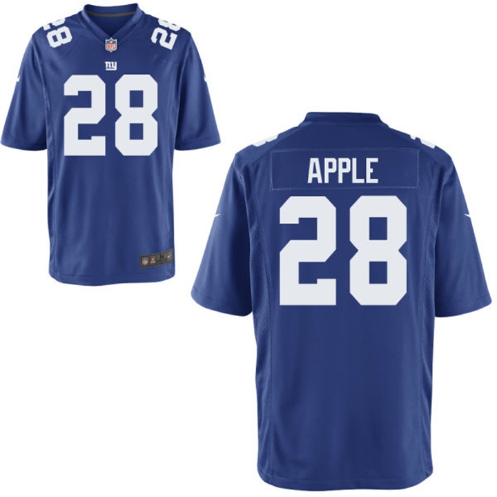 New York Giants #28 Eli Apple Royal 2016 Draft Pick Game Jersey