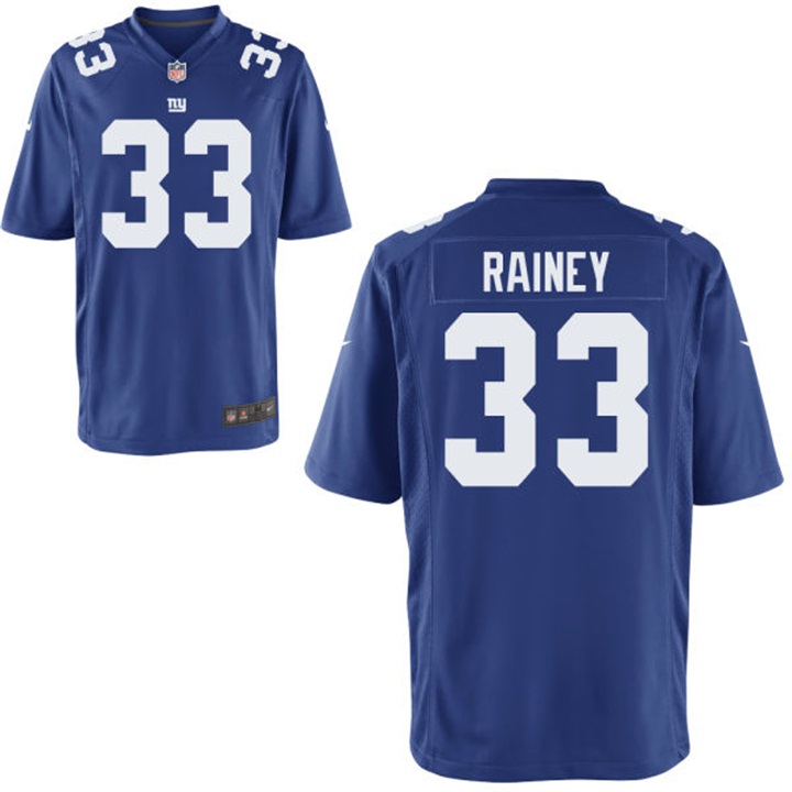 New York Giants #33 Bobby Rainey Royal Game Jersey