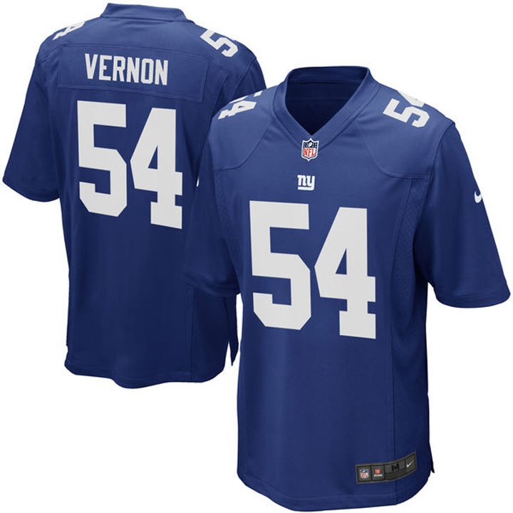 New York Giants #54 Olivier Vernon Royal Game Jersey