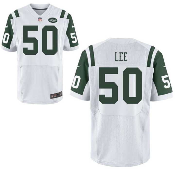 New York Jets #50 Darron Lee White Elite Jersey