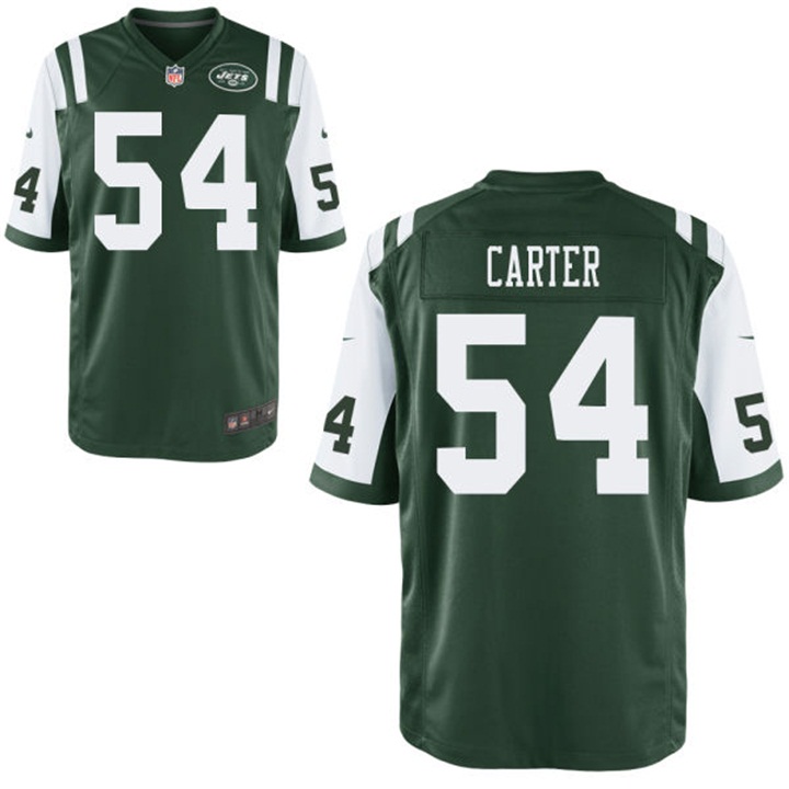 New York Jets #54 Bruce Carter Green Game Jersey