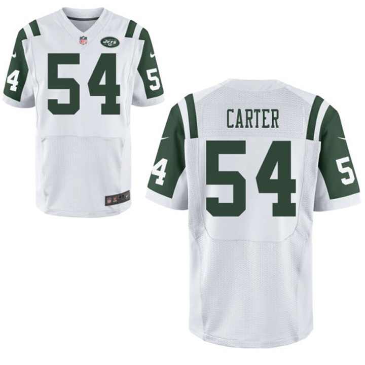 New York Jets #54 Bruce Carter White Elite Jersey