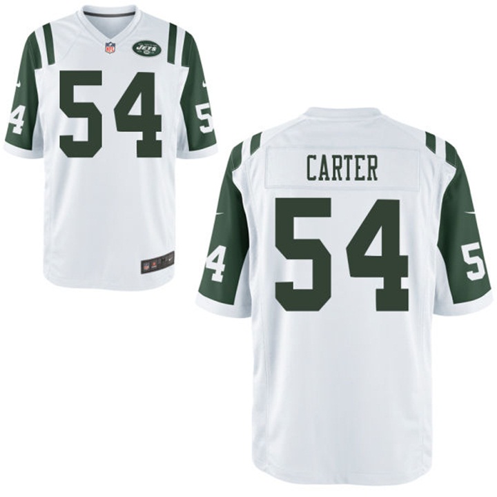 New York Jets #54 Bruce Carter White Game Jersey