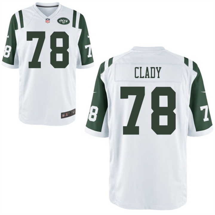 New York Jets #78 Ryan Clady White Game Jersey