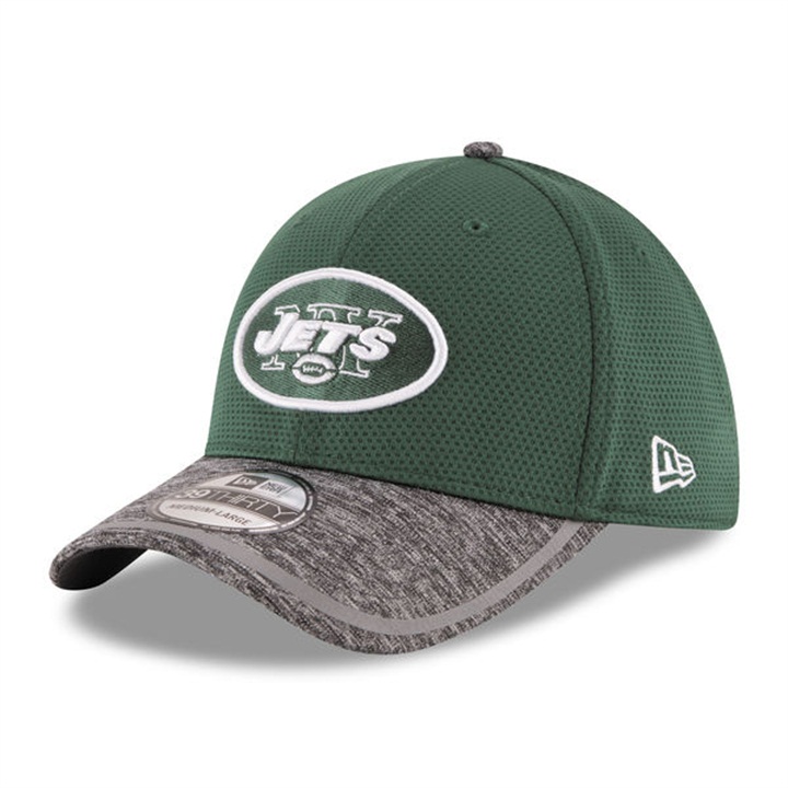 New York Jets Green New Era 2016 On Field Training Camp Flex Hat