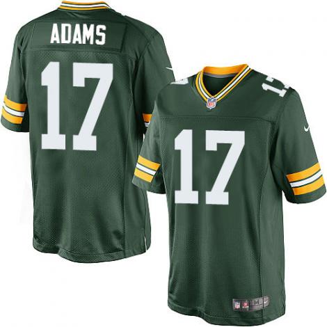 Men's Green Bay Packers #17 Davante Adams Green Limited Jersey