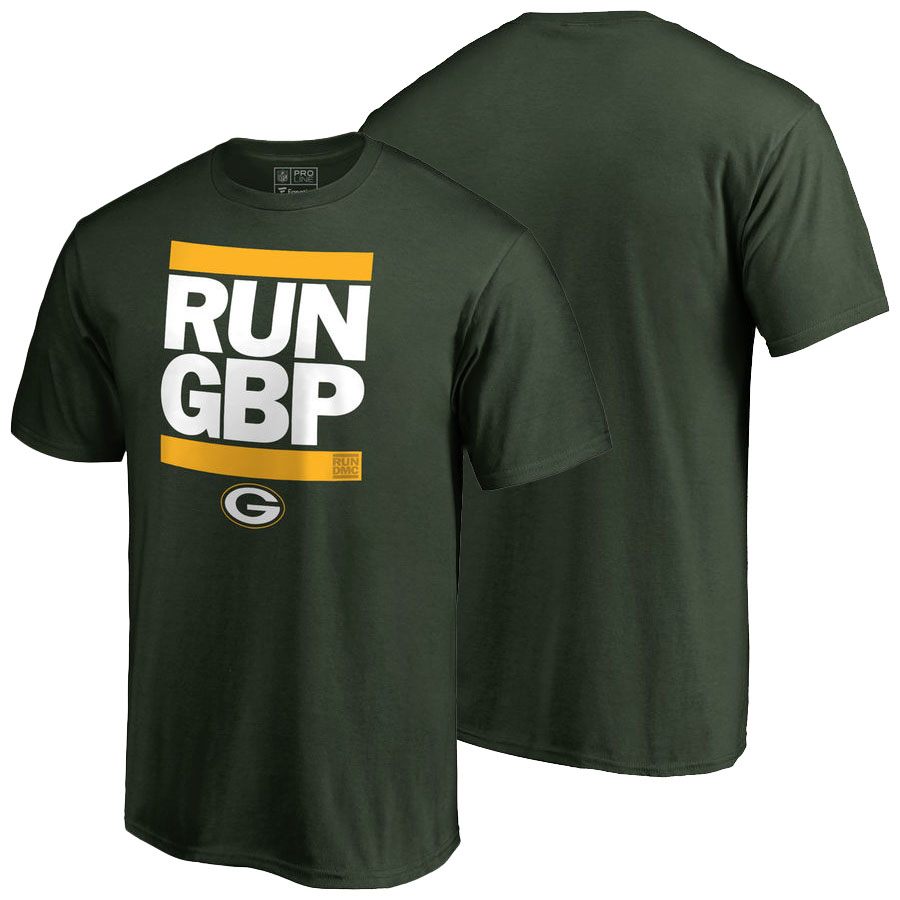 Green Bay Packers Green Pro Line RUN-CTY T-Shirt