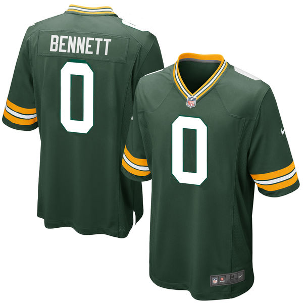 Green Bay Packers Martellus Bennett Green Game Jersey