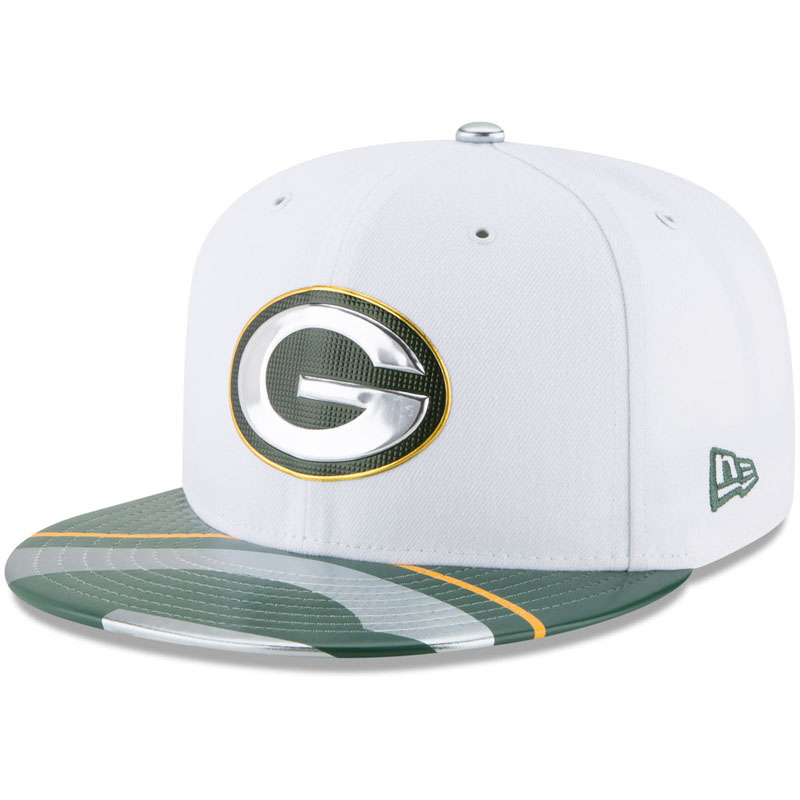 Green Bay Packers White 2017 NFL Draft Official On Stage 59FIFTY Fitted Hat