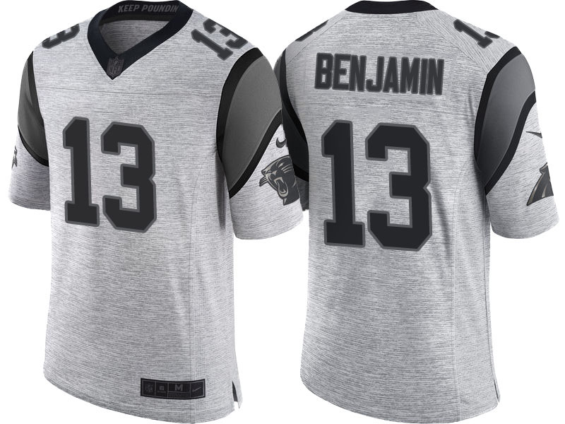 Carolina Panthers #13 Kelvin Benjamin 2016 Gridiron Gray II Limited Jersey