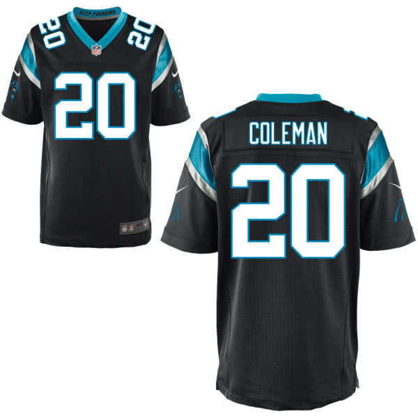 Carolina Panthers #20 Kurt Coleman Black Elite Jersey