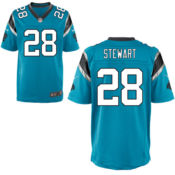 Carolina Panthers #28 Jonathan Stewart Blue Elite Jersey