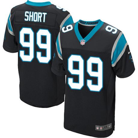 Carolina Panthers #99 Kawann Short Black Elite Jersey