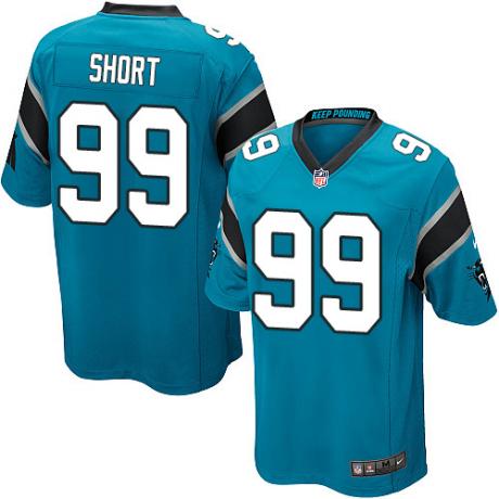 Carolina Panthers #99 Kawann Short Blue Game Jersey