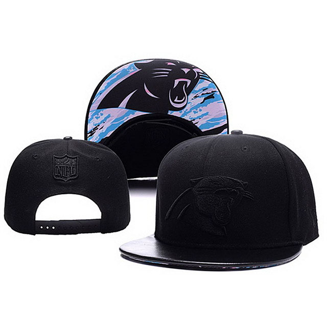 Carolina Panthers Black New Era Snapback Hat