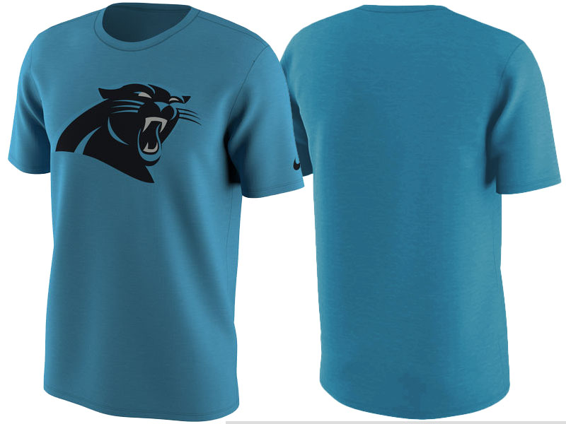 Carolina Panthers Blue Color Rush Travel T-Shirt