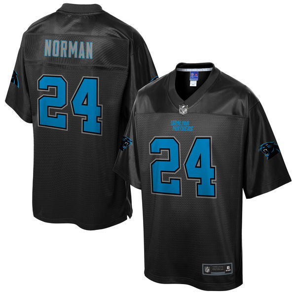 Carolina Panthers #24 Josh Norman Pro Line Black Reverse Fashion Jersey