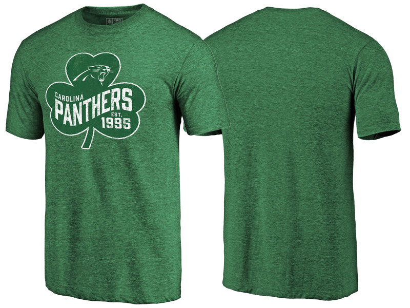 Carolina Panthers Kelly Green Paddy's Pride St. Patrick's Day T-Shirt