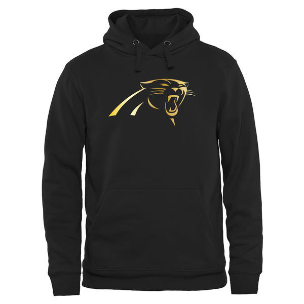 Carolina Panthers Black Gold Collection Pullover Performance Hoodie