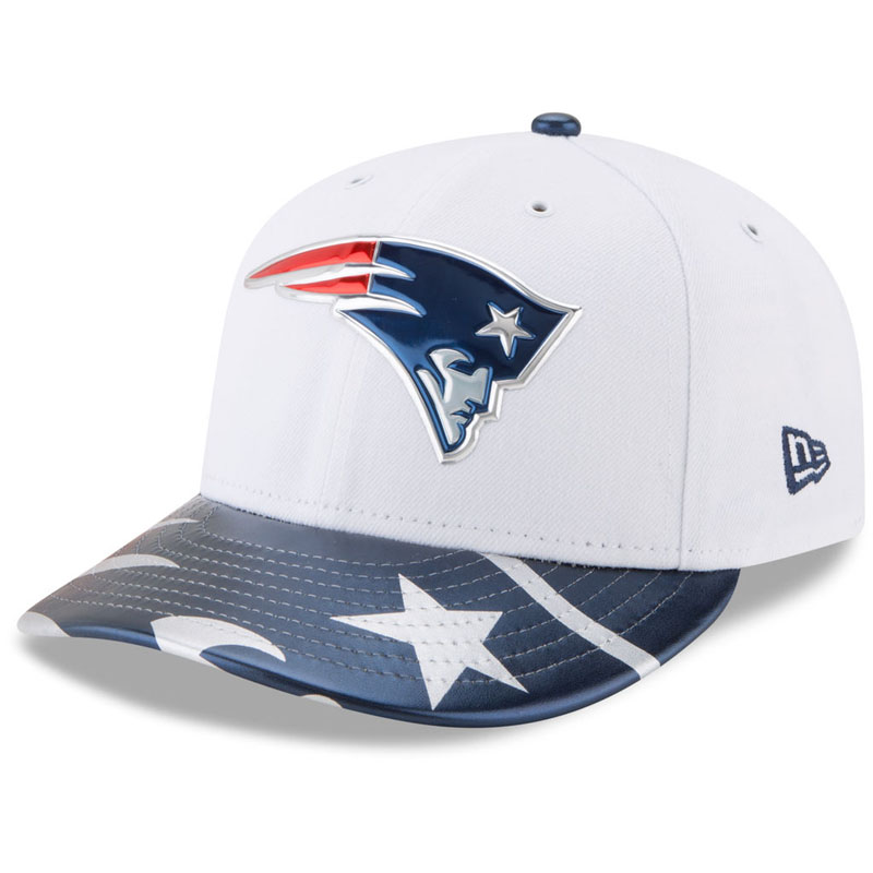 New England Patriots White 2017 NFL Draft Official On Stage Low Profile 59FIFTY Fitted Hat