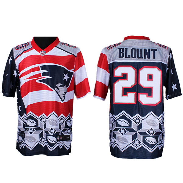 New England Patriots #29 LeGarrette Blount Noble Fashion Elite Jersey