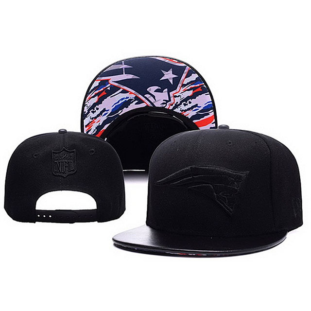 New England Patriots Black New Era Snapback Hat