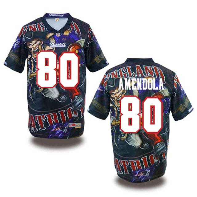 New England Patriots #80 Danny Amendola Fanatical Fashion Jersey