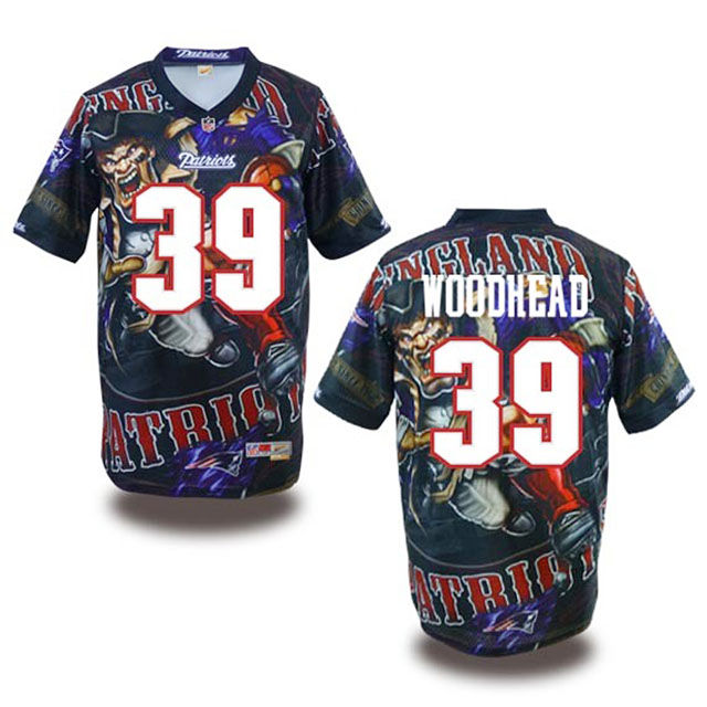 New England Patriots #39 Danny Woodhead Fanatical Fashion Jersey