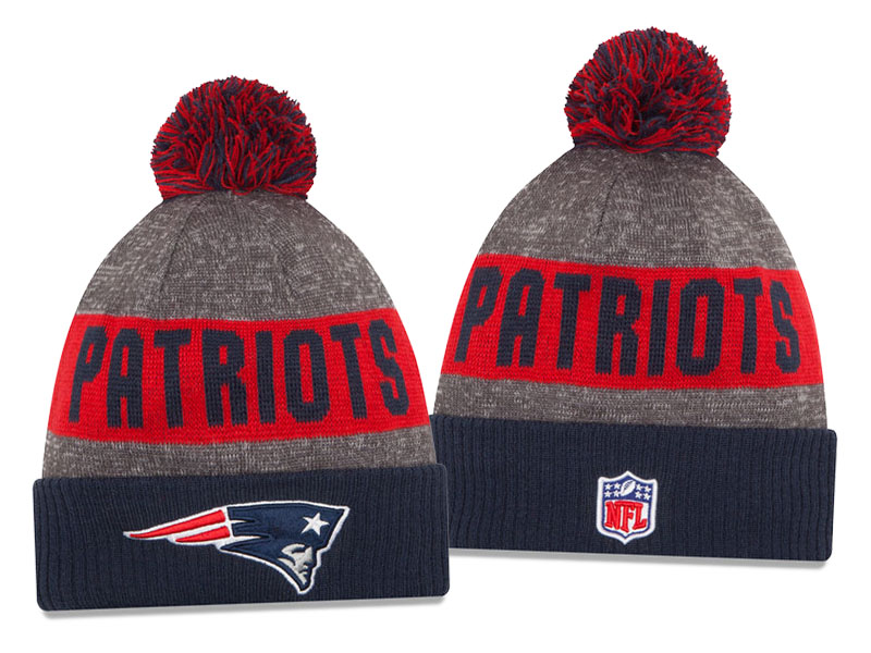 Christmas Gift -  New England Patriots Gray New Era 2016 Sideline Sport Warm Knit Hat 