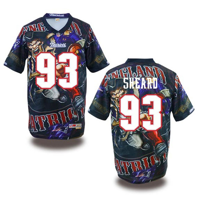 New England Patriots #93 Jabaal Sheard Fanatical Fashion Jersey