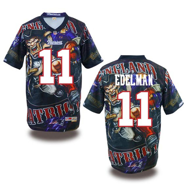 New England Patriots #11 Julian Edelman Fanatical Fashion Jersey