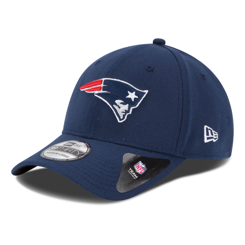 New England Patriots Navy 39THIRTY Team Classic Flex Hat