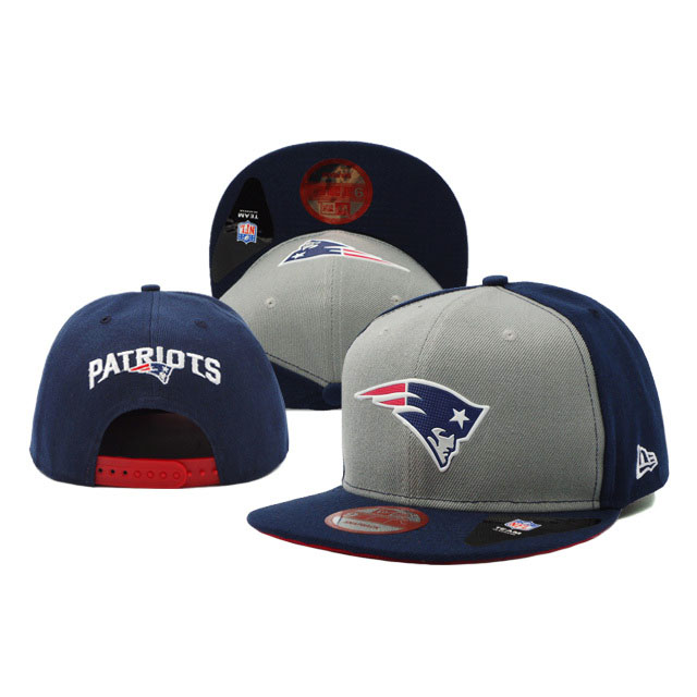 New England Patriots New Era Navy Blue/Gray On Field Fitted Snapback Hat