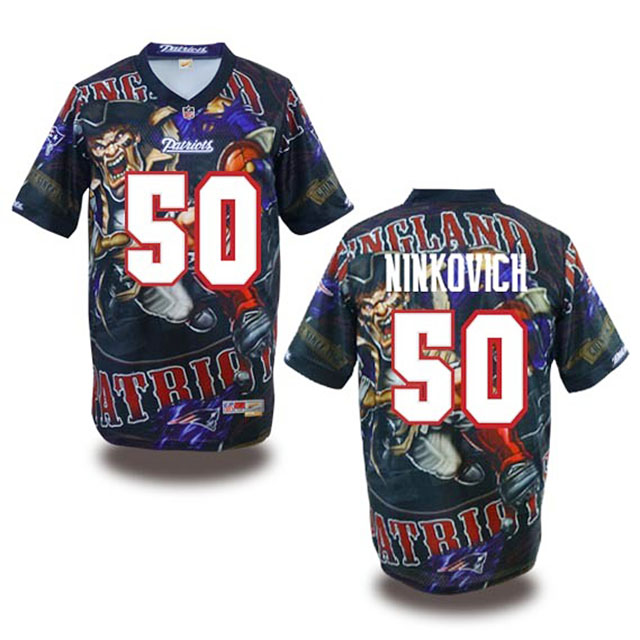 New England Patriots #50 Rob Ninkovich Fanatical Fashion Jersey