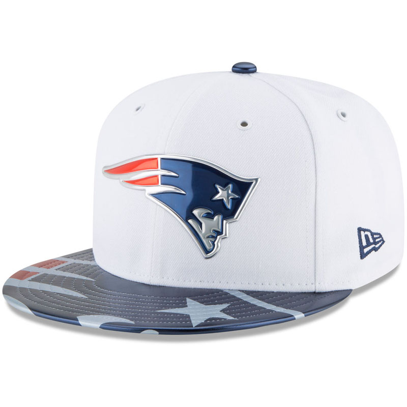 New England Patriots White 2017 NFL Draft Official On Stage 59FIFTY Fitted Hat