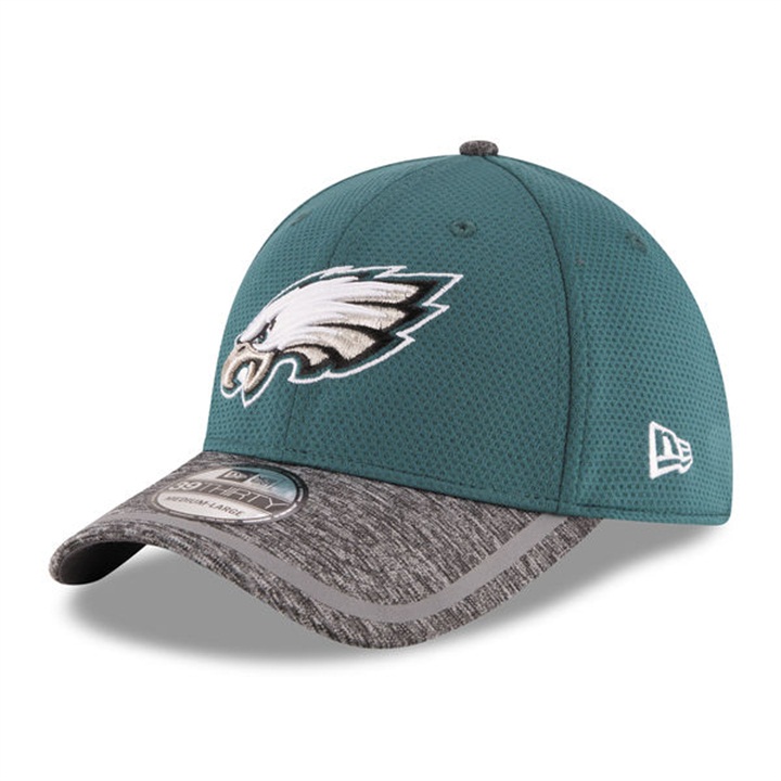 Philadelphia Eagles Green New Era 2016 On Field Training Camp Flex Hat