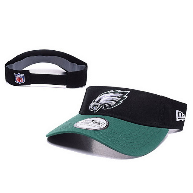 Philadelphia Eagles New Era Green Block Adjustable Visor