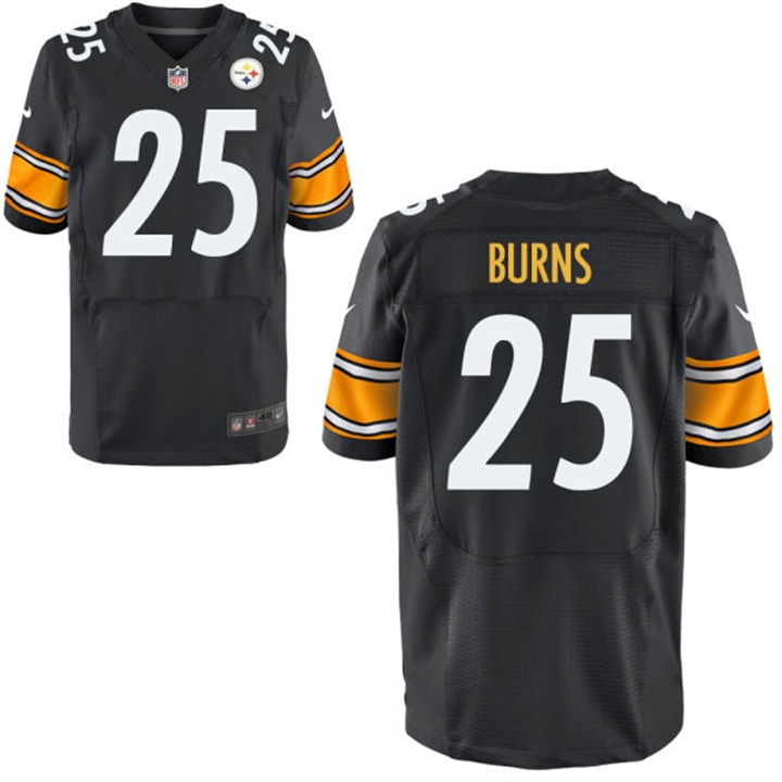 Pittsburgh Steelers #25 Artie Burns Black Elite Jersey