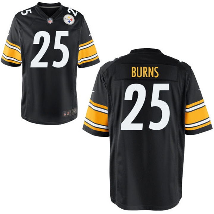 Pittsburgh Steelers #25 Artie Burns Black 2016 Draft Pick Game Jersey